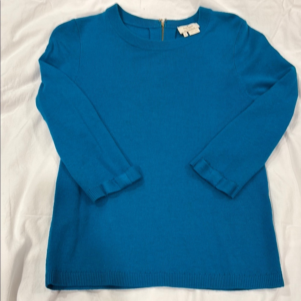 kate spade Teal Blue Crewneck Sweater